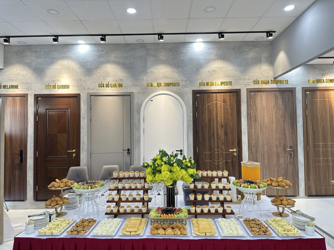 Hình ảnh tiệc teabreak trước hội thảo